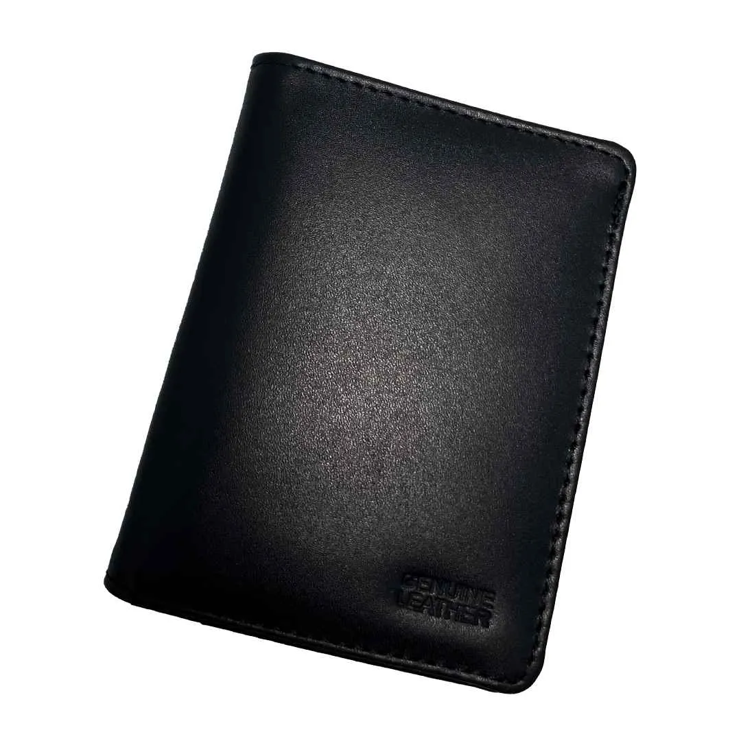 The Brown Leather Co. Men's PU Leather Wallet - Black & Brown