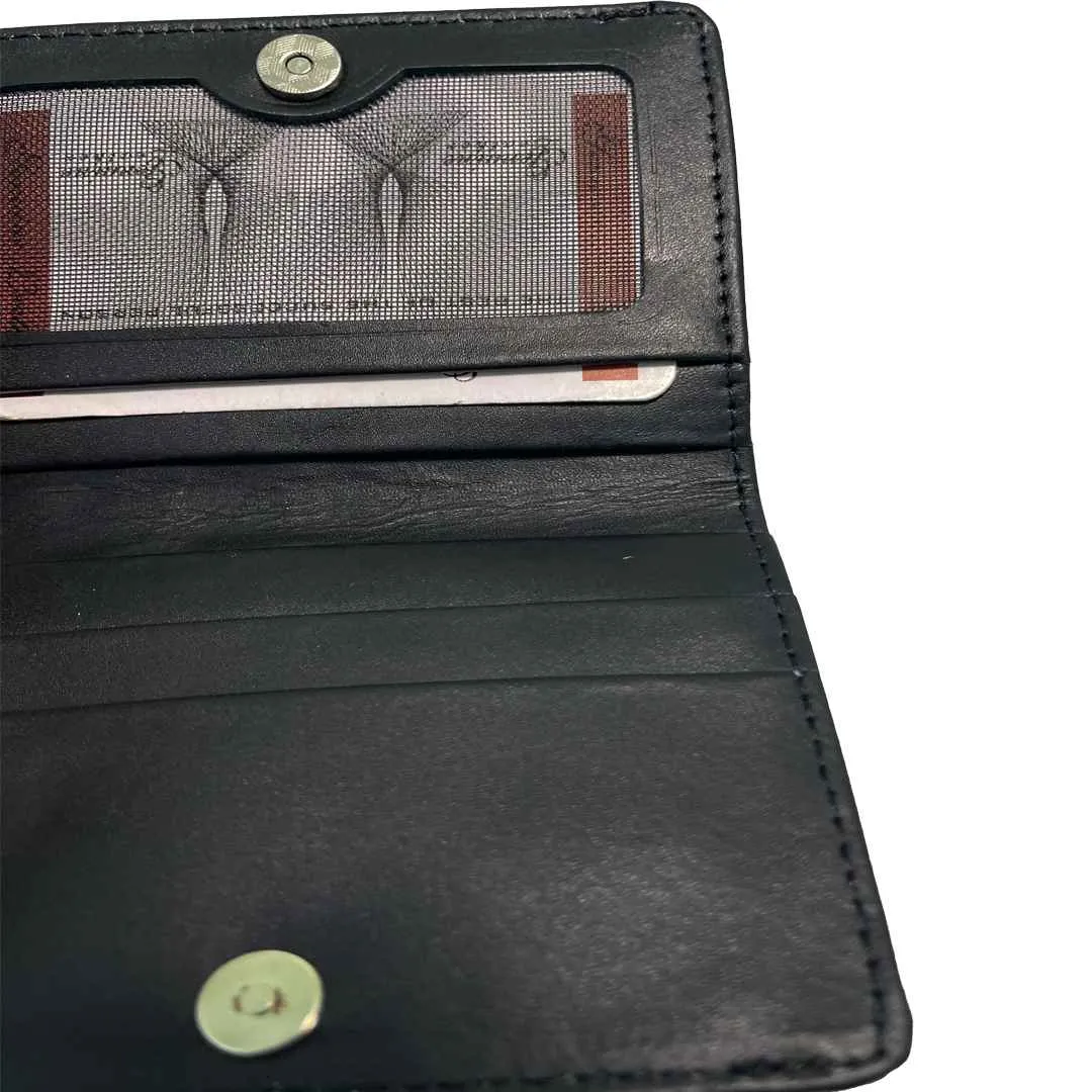 The Brown Leather Co. Men's PU Leather Wallet - Black & Brown