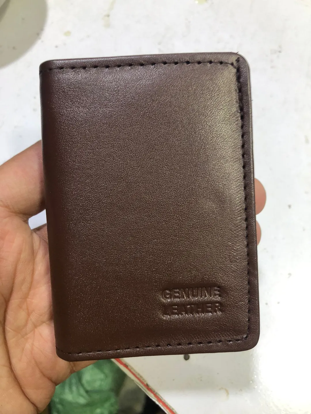 The Brown Leather Co. Men's PU Leather Wallet - Black & Brown