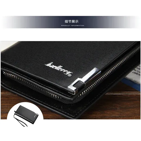 Balenberry Long Wallet Men's Leather Wallet