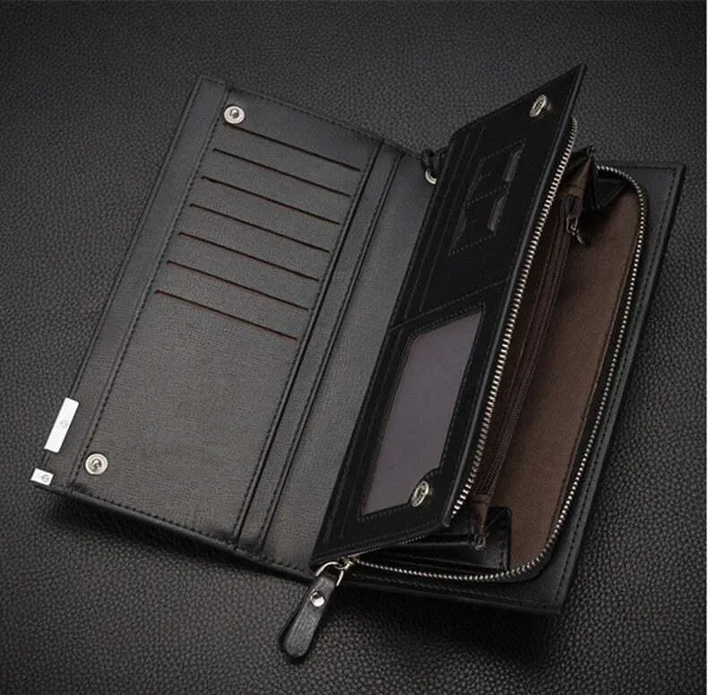 Balenberry Long Wallet Men's Leather Wallet