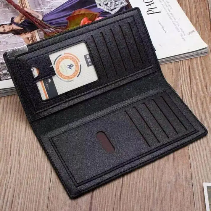 Breast Pocket Leather Wallet Men's Leather Wallet