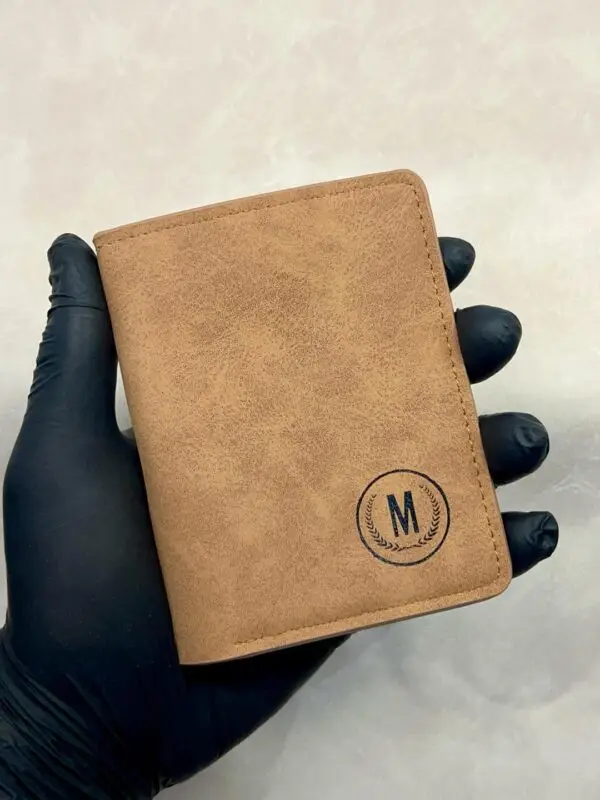 Plain Multicolor Leather Wallet