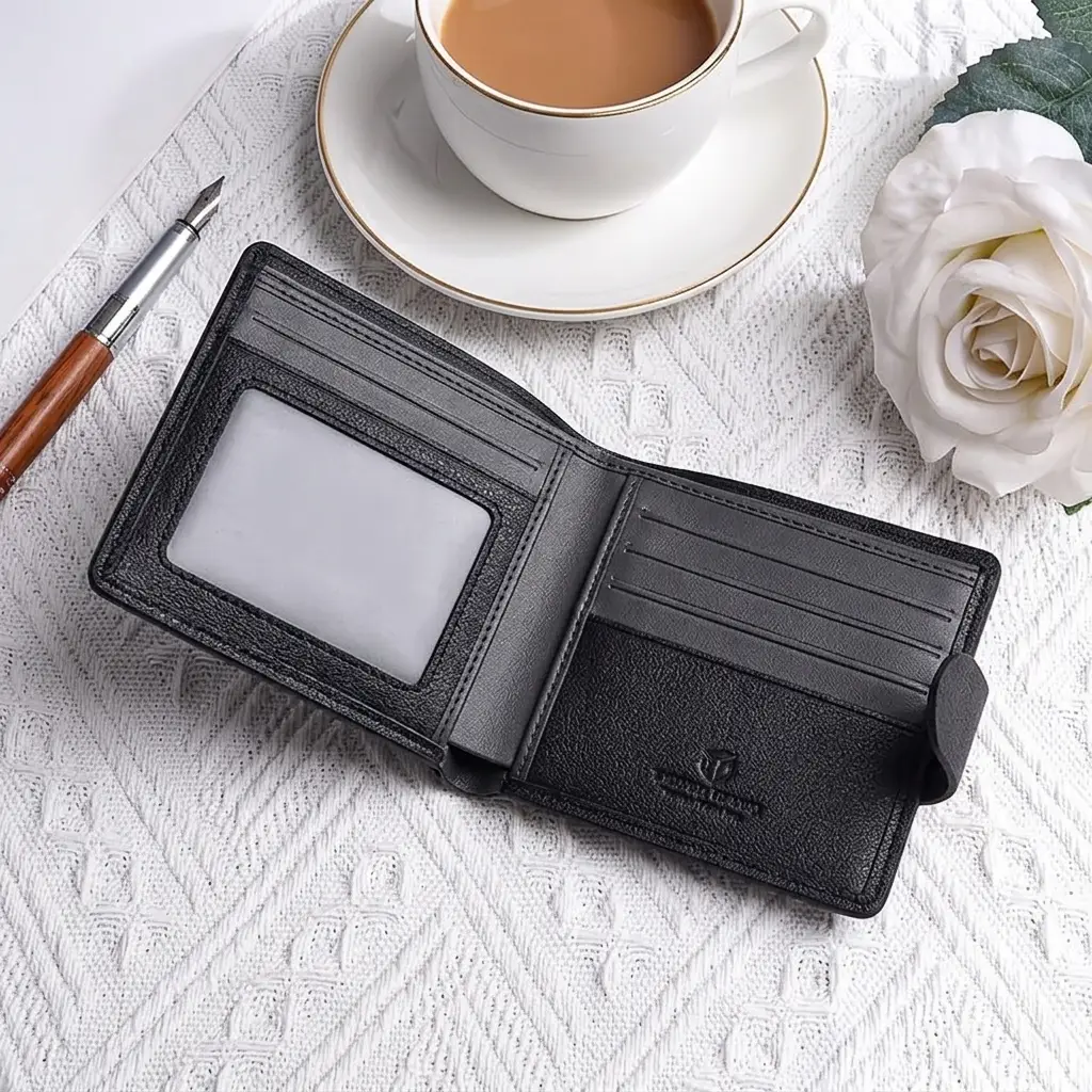 Branded Cat Leather Wallet