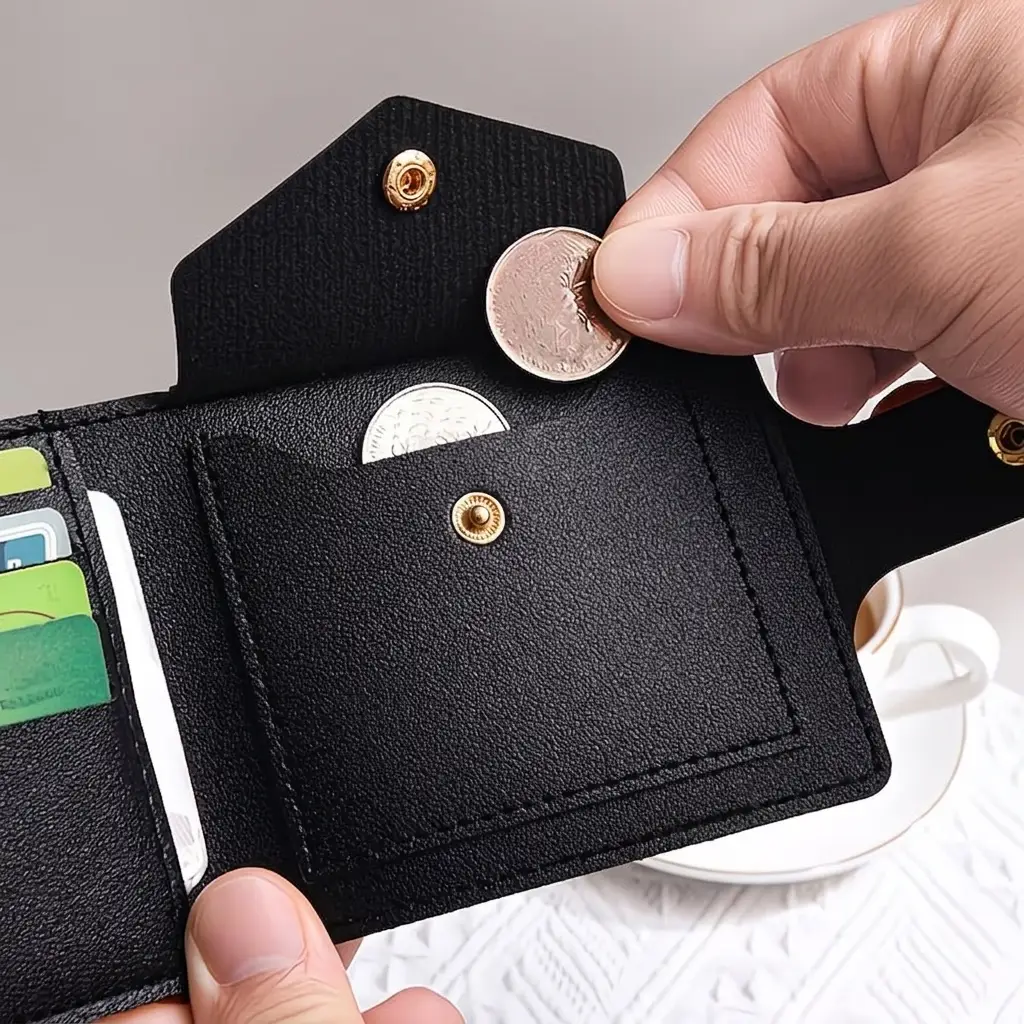 Branded Cat Leather Wallet