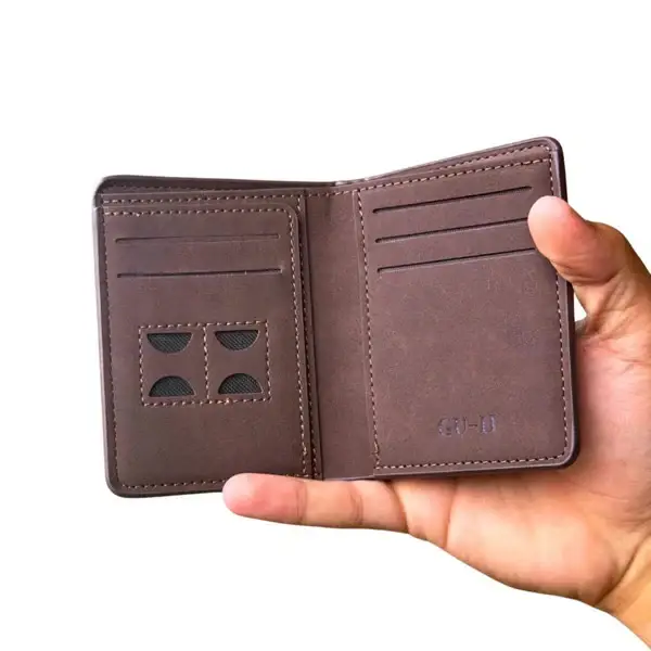 Imported Leather Short Wallet
