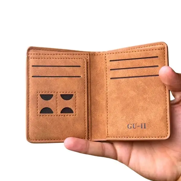 Imported Leather Short Wallet