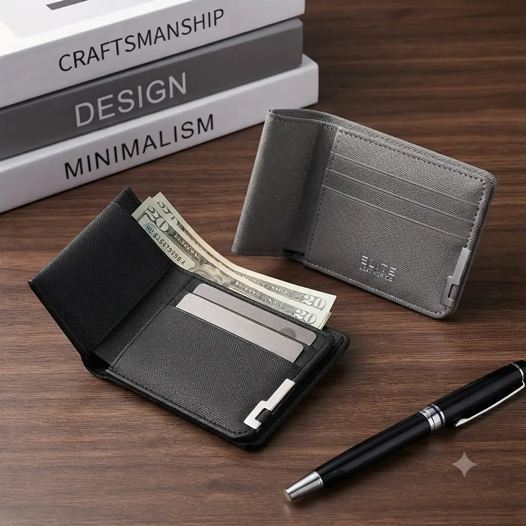 Original Buffalo Leather Trifold Wallet