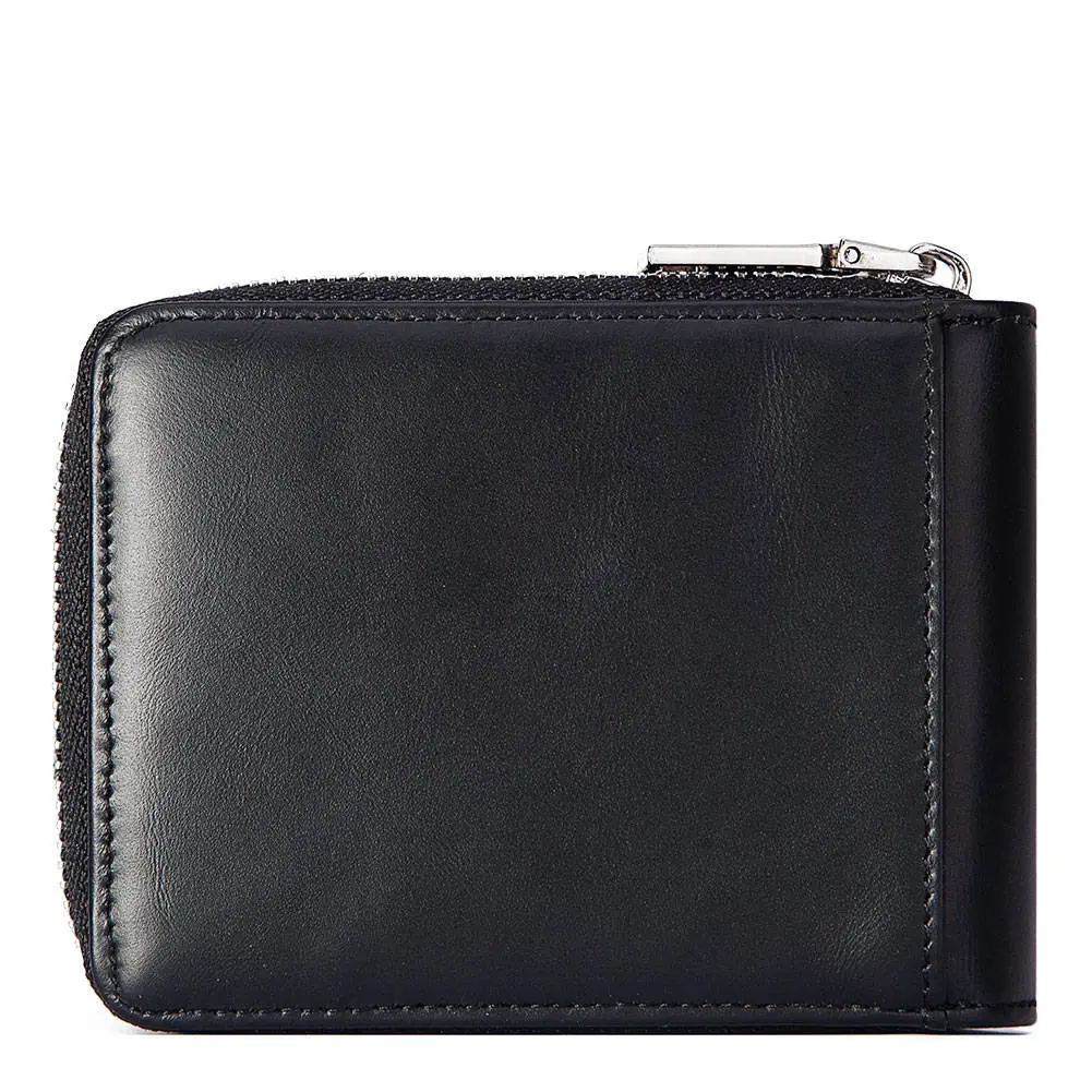 Men's Multi-Layer Folding Genuine Leather Wallet Stylish Card Holder Independent Cash Layer FangShui 10 Cards No Card Holder