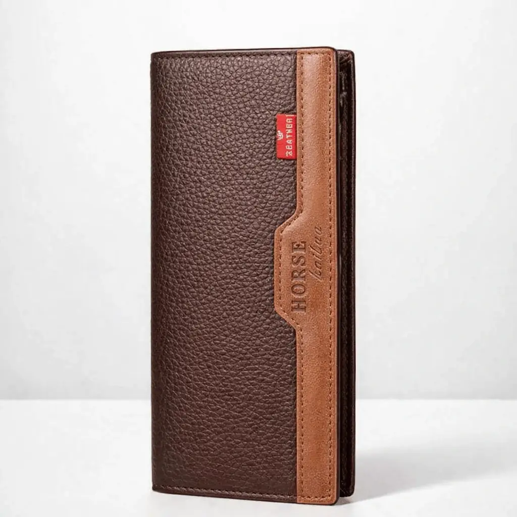 Men’s Long Wallet – Multi Card & Cash Organizer
