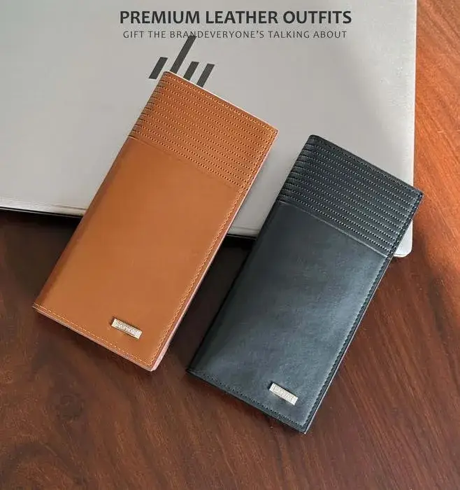 Multi Color Leather Wallet for Men Women Slim Design