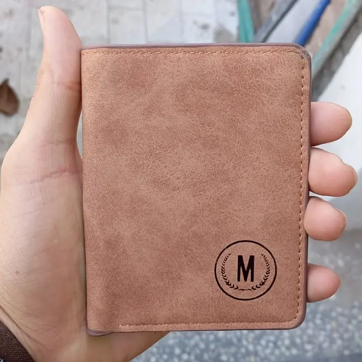 GU II Male Short Thin Man Wallet Providing Stylish Design Comfortable Use Durable Quality
