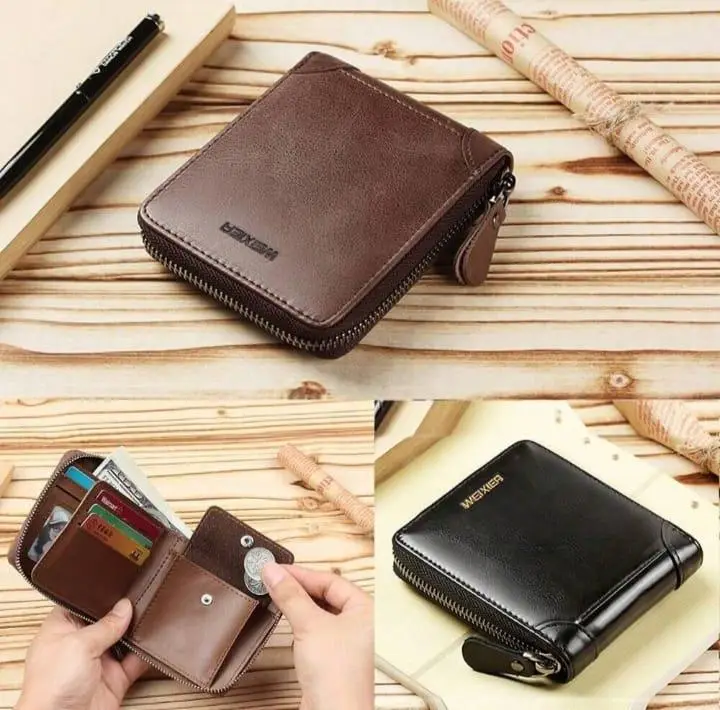 Premium Leather Wallet for Men Light Brown Dark Brown Black