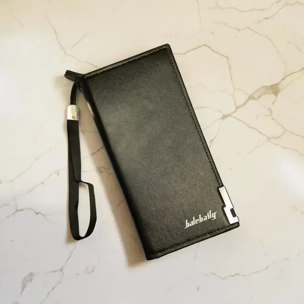 Balebaily Premium Long Leather Wallet for Men And Women