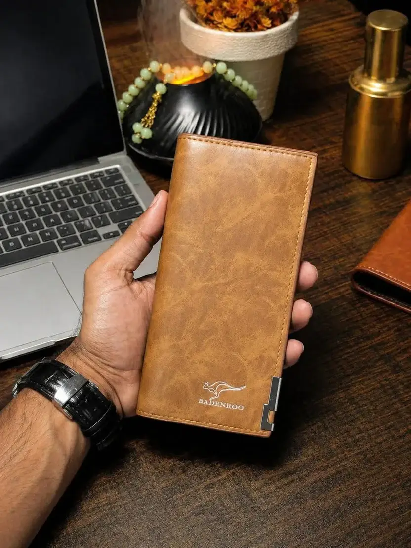 Premium Vintage Leather Long Wallet