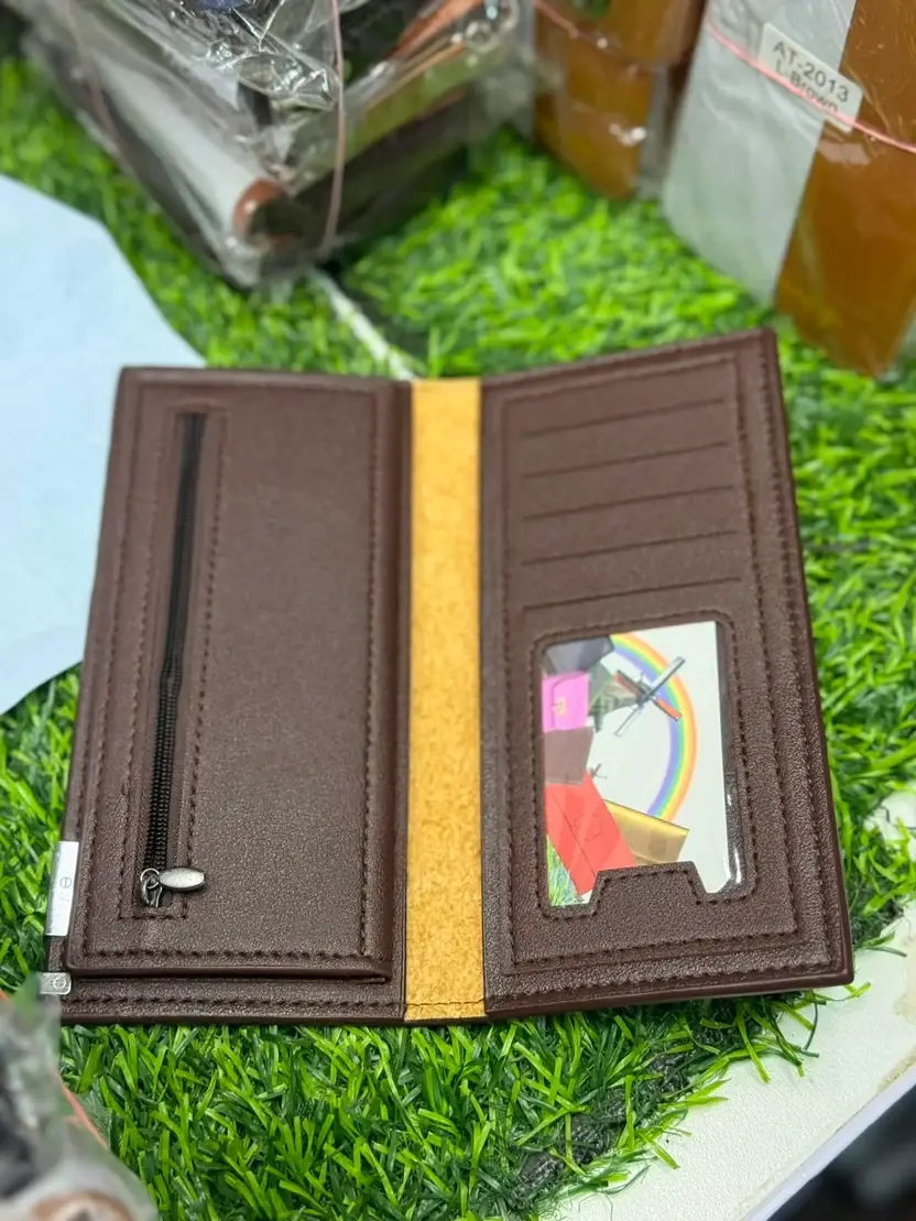 Premium Vintage Leather Long Wallet