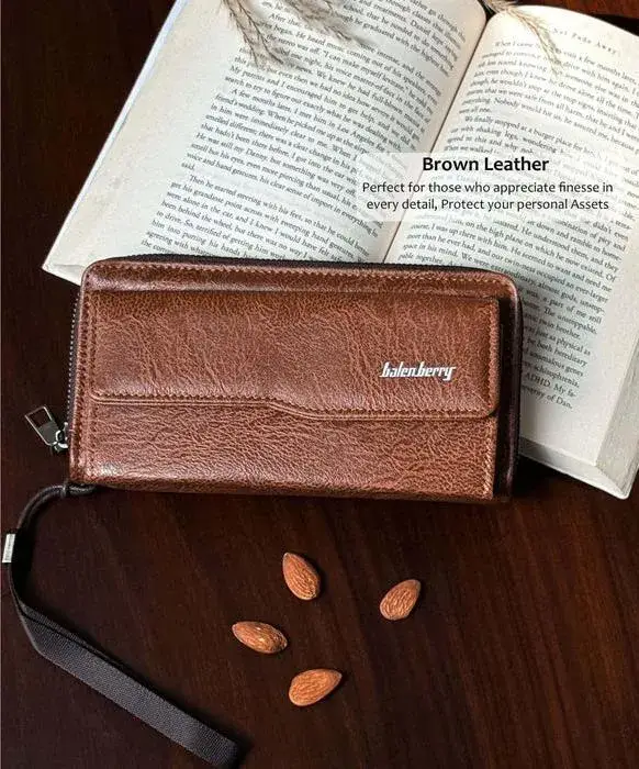 Premium Leather Wallets Black Brown for Men