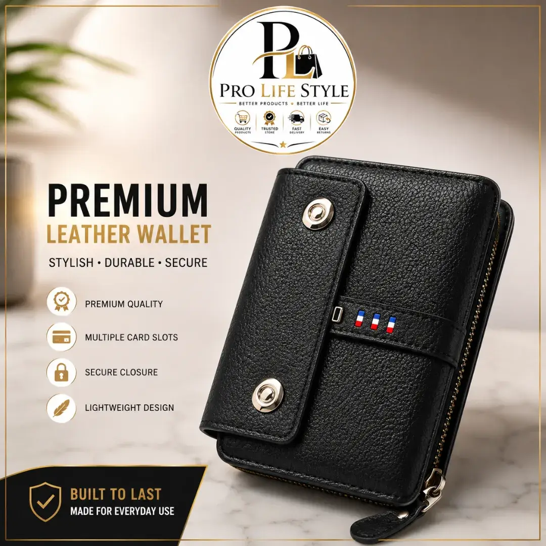 Premium PU Leather Minimalist Long Wallet