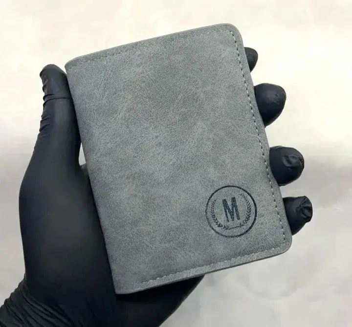 Premium Men's Suede Style Compact