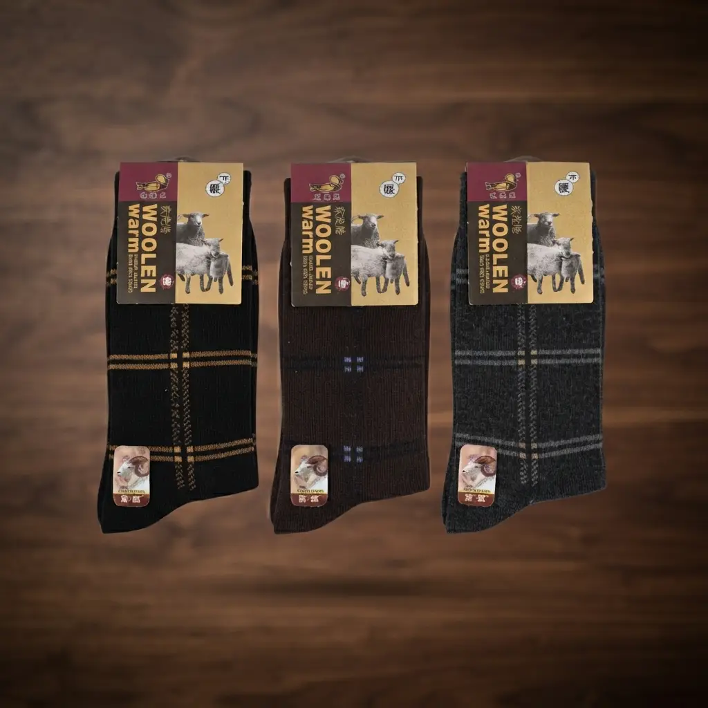 Fine Socks – 100% Organic Wool – Without Elastic
