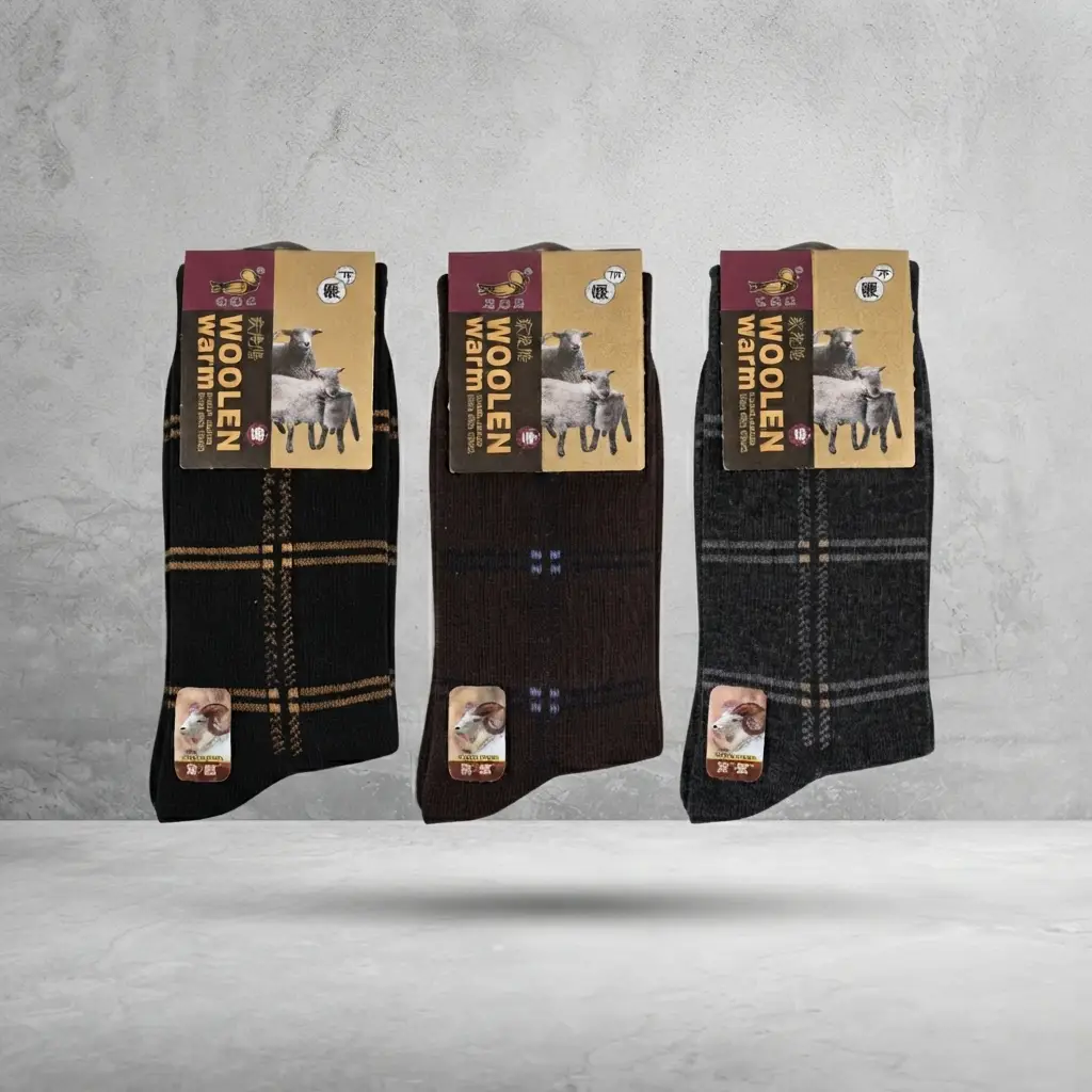Fine Socks – 100% Organic Wool – Without Elastic
