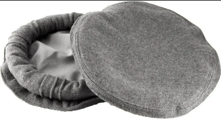 Warm Wool Chitrali Topi for Men - 1 Pc Classic Plain Design