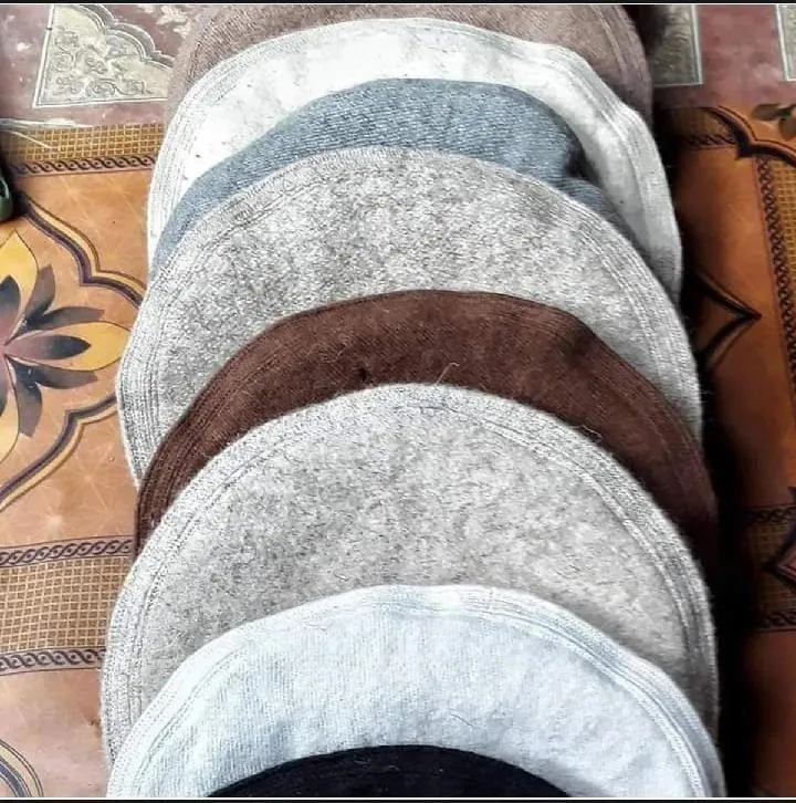 Warm Wool Chitrali Topi for Men - 1 Pc Classic Plain Design