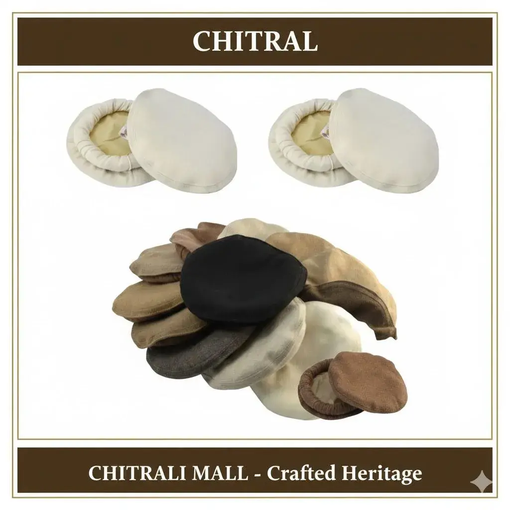 Handmade Chitrali Cap Premium Original Wool