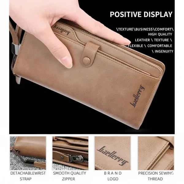 Women's Leather Wallet with Positive Display