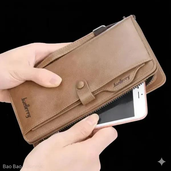 Women's Leather Wallet with Positive Display