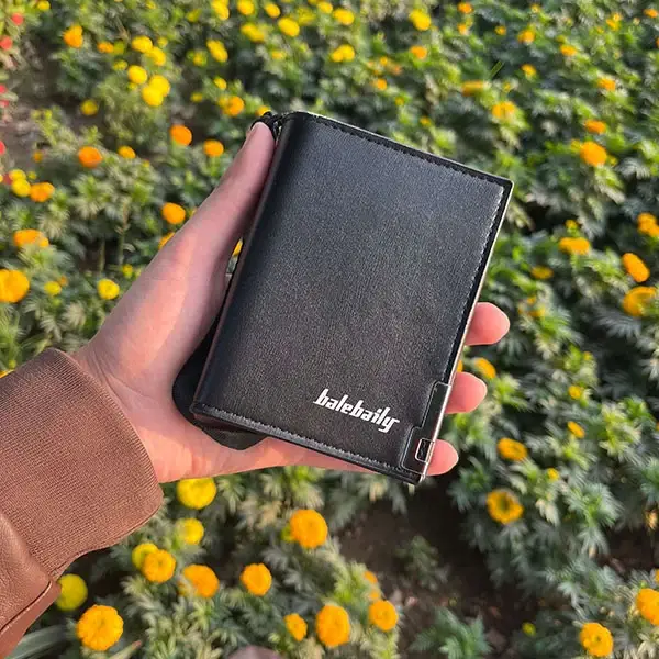 Balebaily Wallet Slim Multi Pocket PU Leather Design