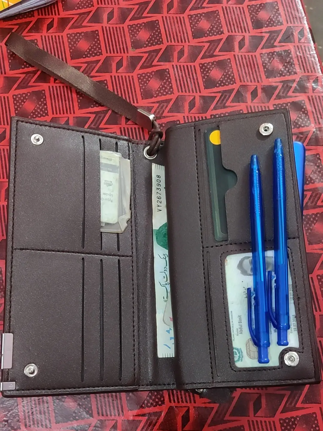 Baellerry Wallet for Men  PU Leather Business Long Zipper