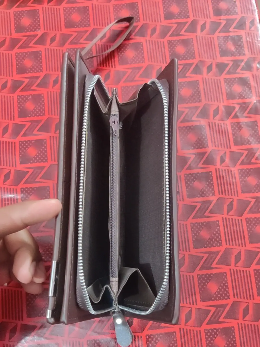 Baellerry Wallet for Men  PU Leather Business Long Zipper