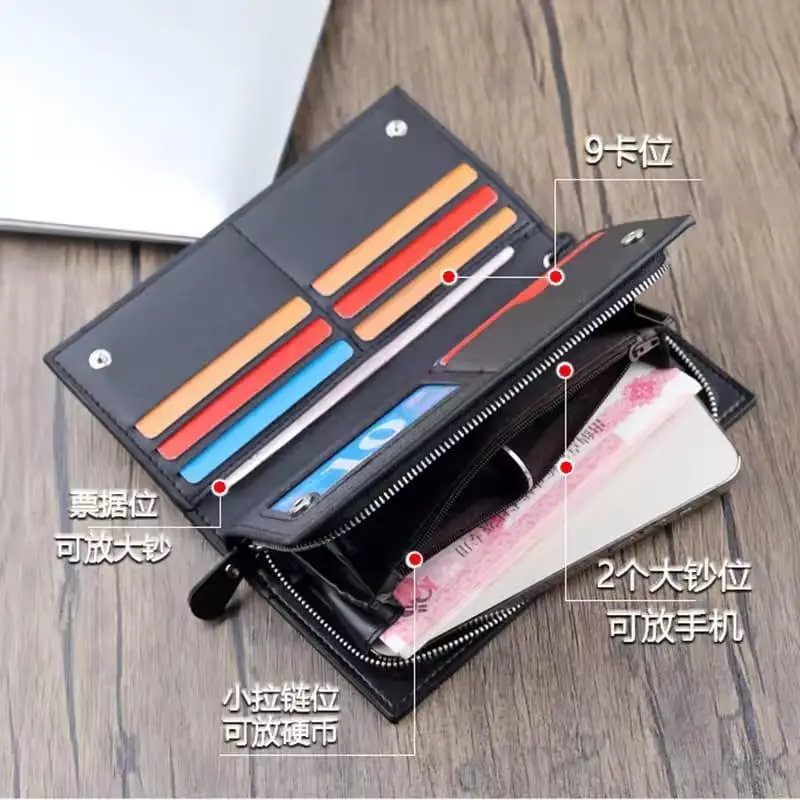 Premiums Women's Leather Wallet Zipper