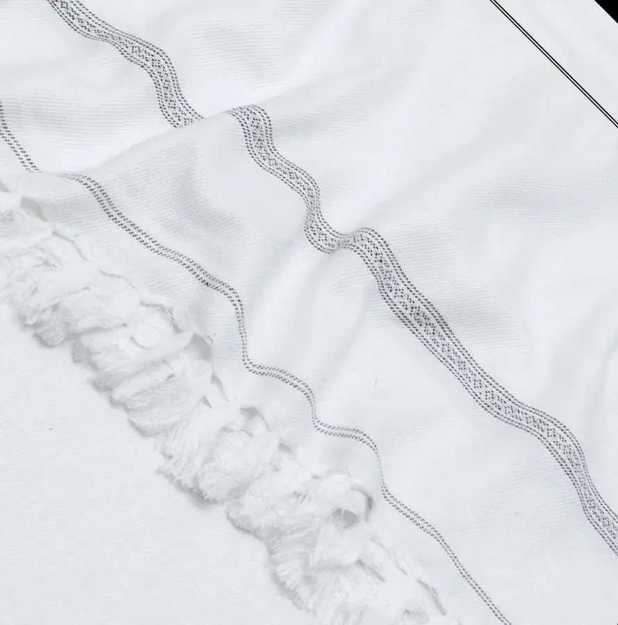 Premium White Wool Shawl for Winter Warmth & Elegance