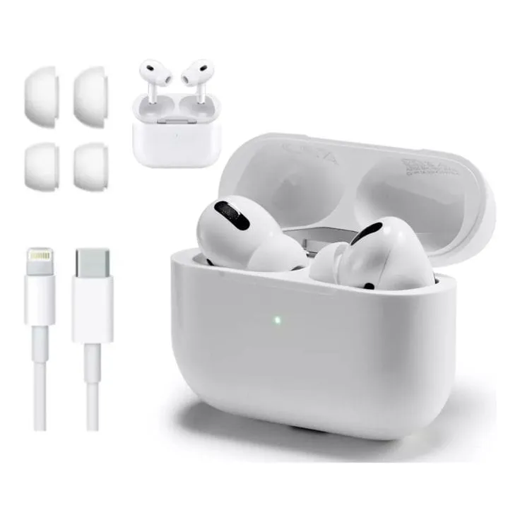 Apple Pro 2 BT Earbuds – Wireless Earphones with Buzzar, Volume Control & Wireless Charging Case