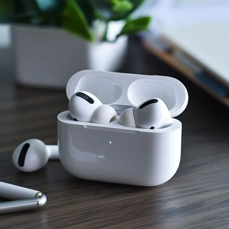 Apple Pro 2 BT Earbuds – Wireless Earphones with Buzzar, Volume Control & Wireless Charging Case