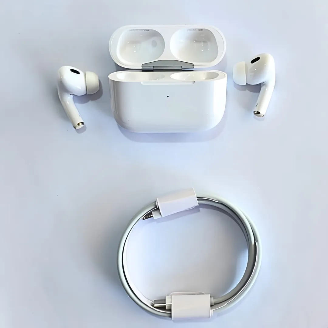 Apple Pro 2 BT Earbuds – Wireless Earphones with Buzzar, Volume Control & Wireless Charging Case
