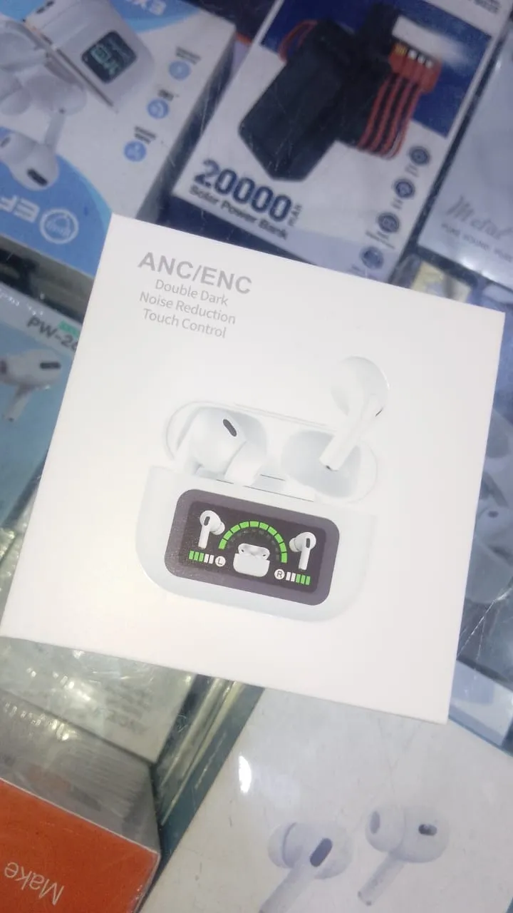 ANC TWS Wireless Earbuds Bluetooth 5.3 Noise Cancelling Earphones White