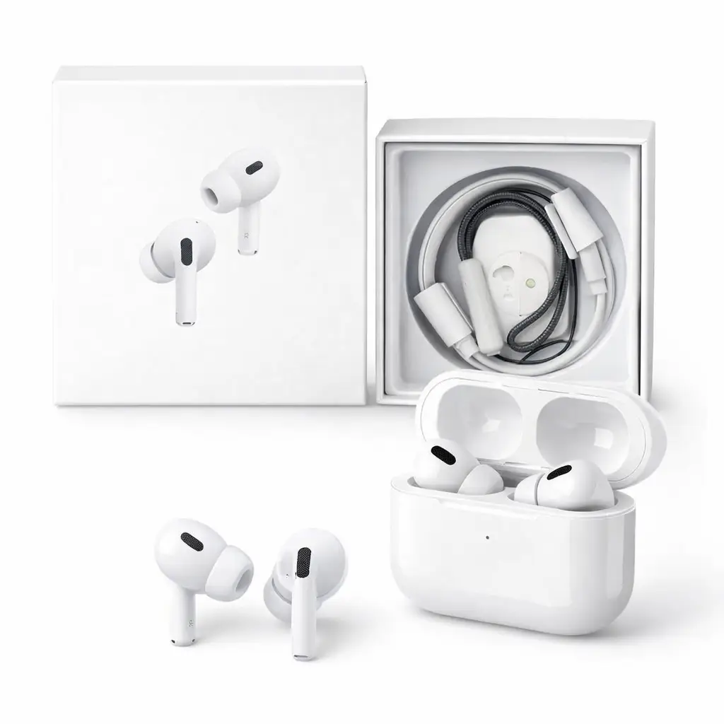 AirPods Pro 2nd Generation Replica Wireless Earbuds – Premium Bluetooth Earphones with Charging Case