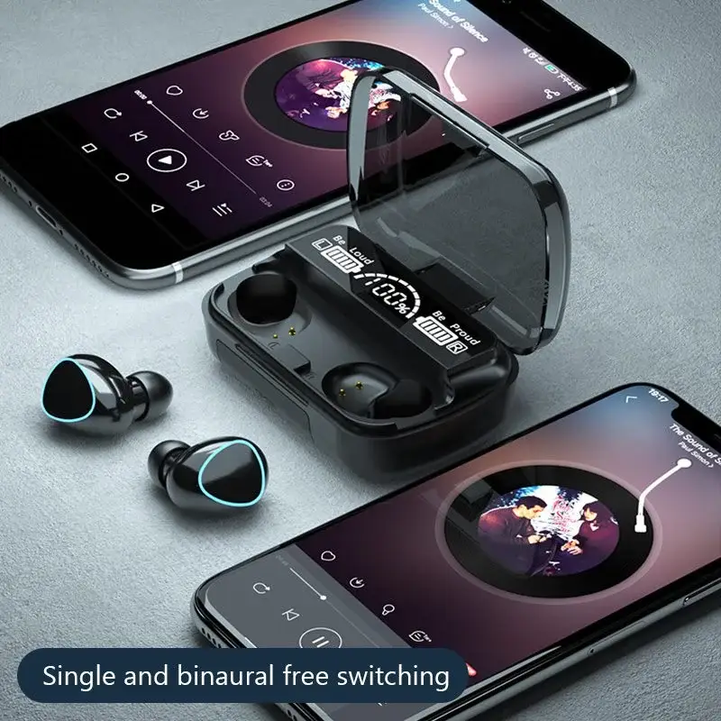 M10 Wireless Earbuds Bluetooth Earphones Noise Cancellation