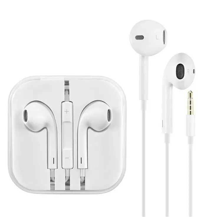 In-built Microphone Wired Earphones Black