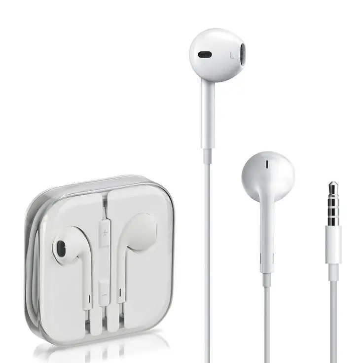 In-built Microphone Wired Earphones Black