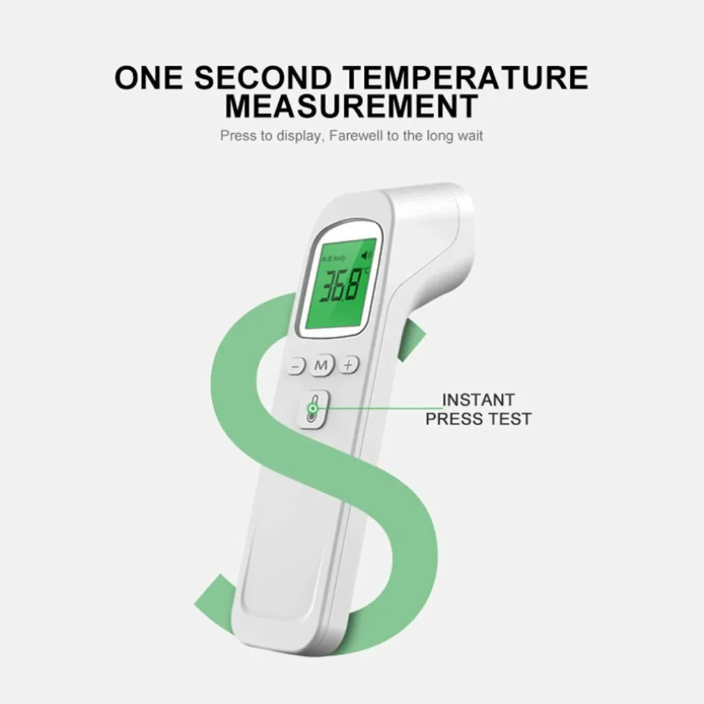 Infrared Forehead Thermometer White 37.5°C Body Temp
