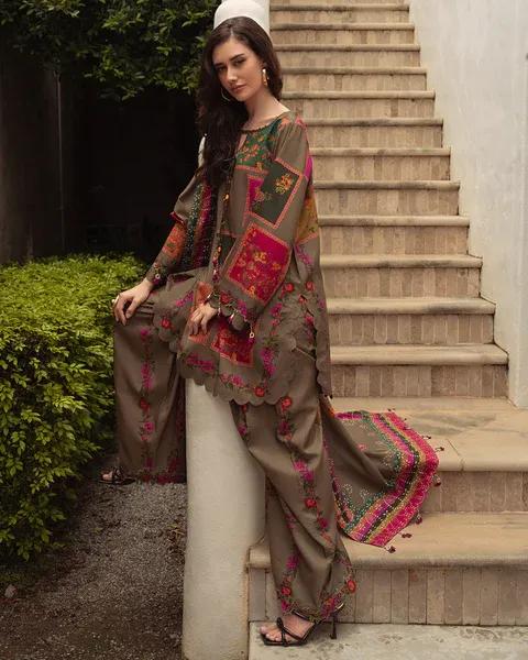 KARANDI MOST HIT ARTICLES 3 Pcs Unstitched Digital Print Suit