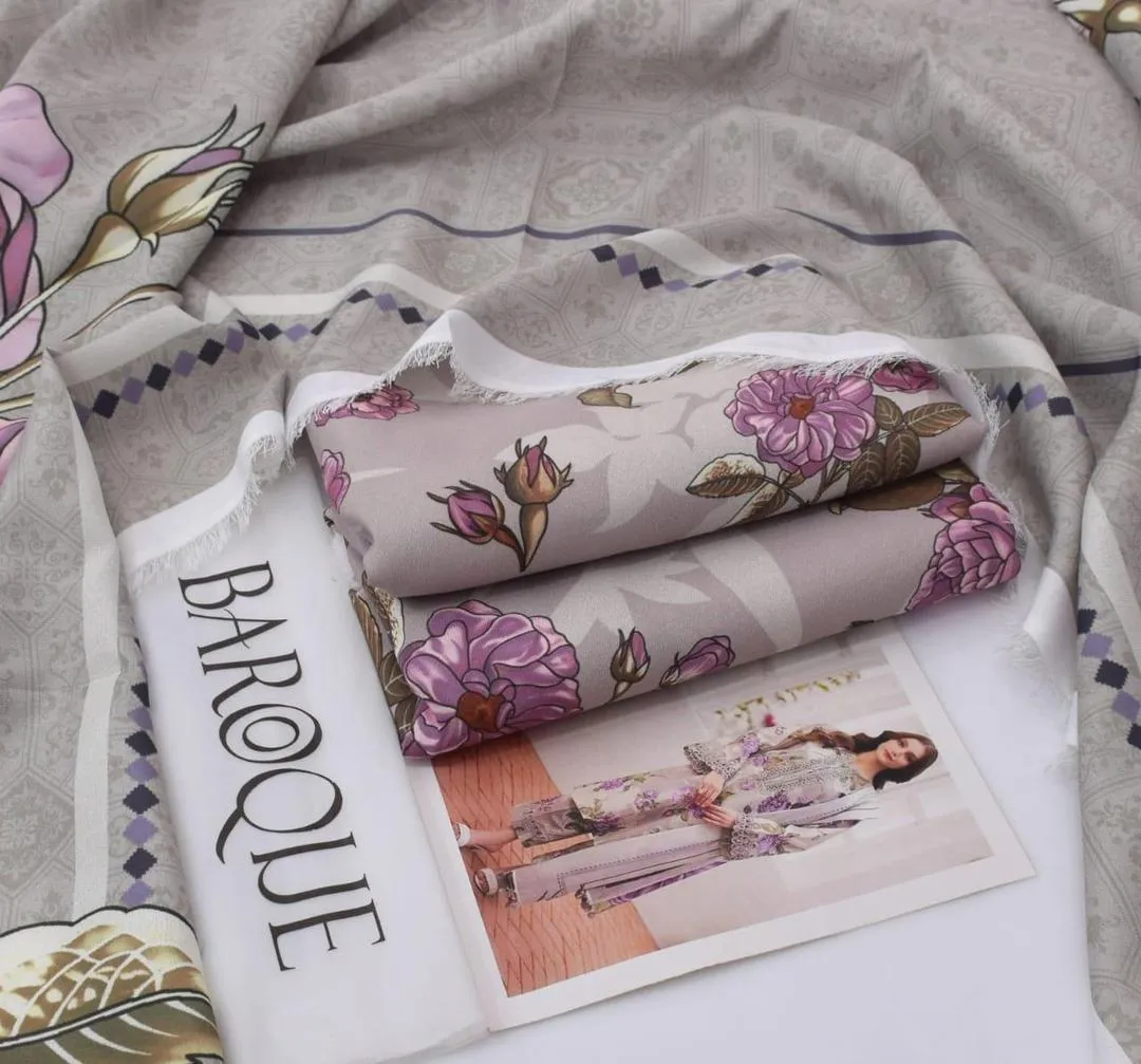 KARANDI MOST HIT ARTICLES 3 Pcs Unstitched Digital Print Suit