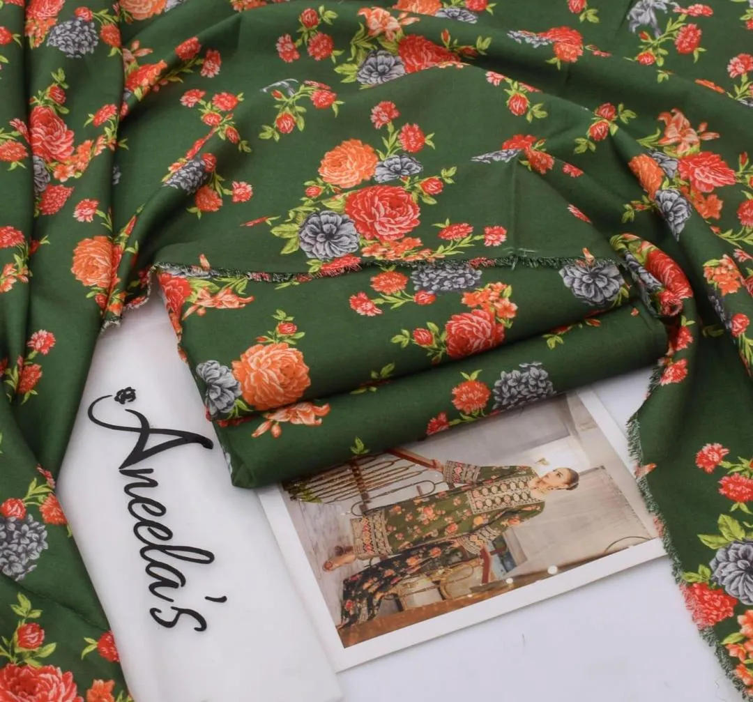 KARANDI MOST HIT ARTICLES 3 Pcs Unstitched Digital Print Suit