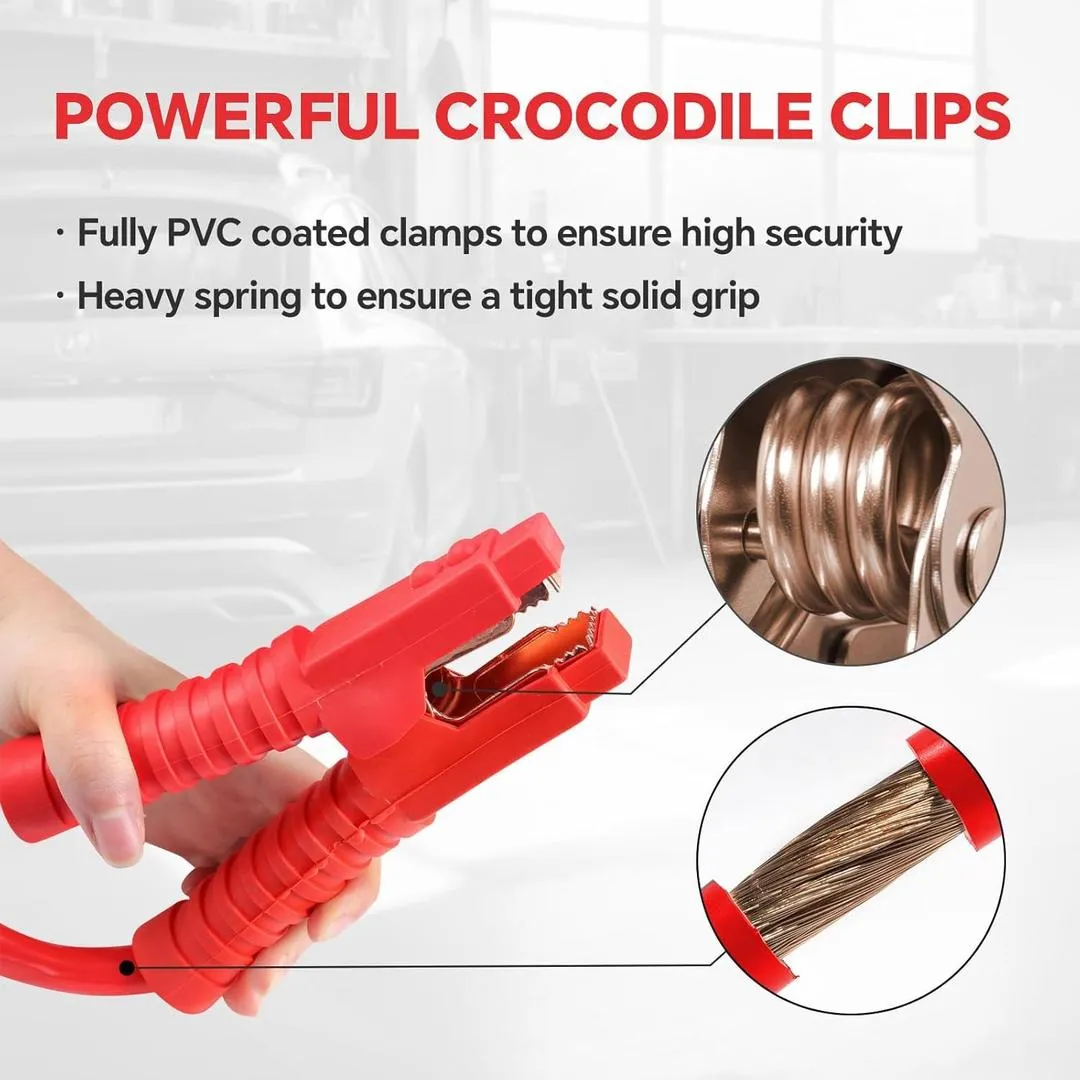 Heavy Duty 3000A Jumper Cables for Cars
