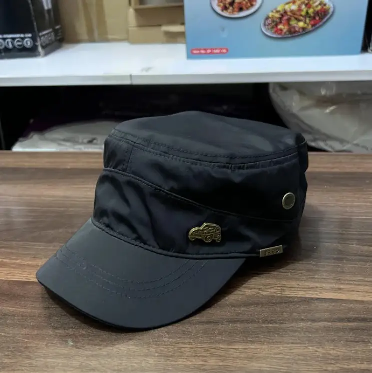 New lot Men's Jeep Military Cap Cotton Adjustable Black Green