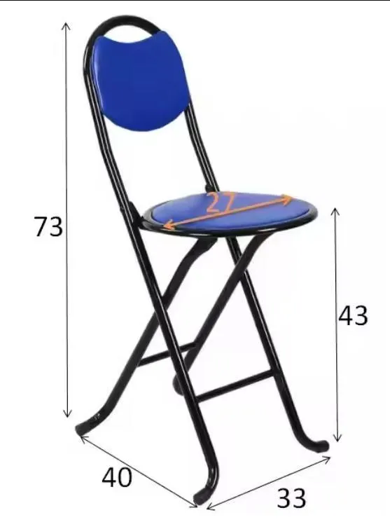 Red Folding Chair Portable Office Prayer Use 120kg